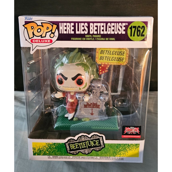 Funko Pop! Deluxe: Beetlejuice - Here Lies Betelgeuse - Target (Exclusive) #1762 - Picture 1 of 4